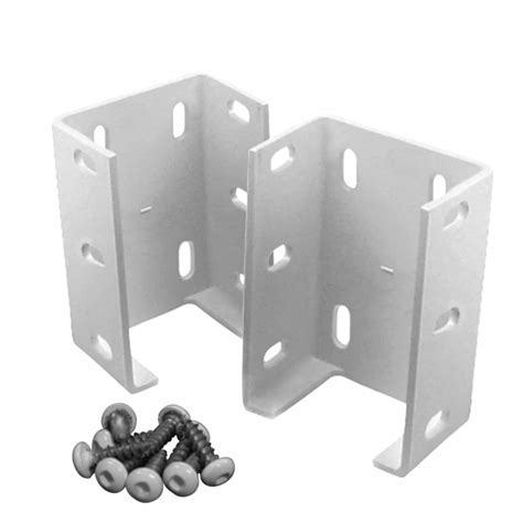 home depot white metal bracket|metal brackets for 4x4 post.